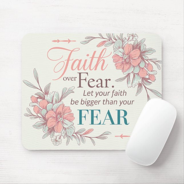 Inspirational Bible Verse/Scripture Mouse Mat (With Mouse)