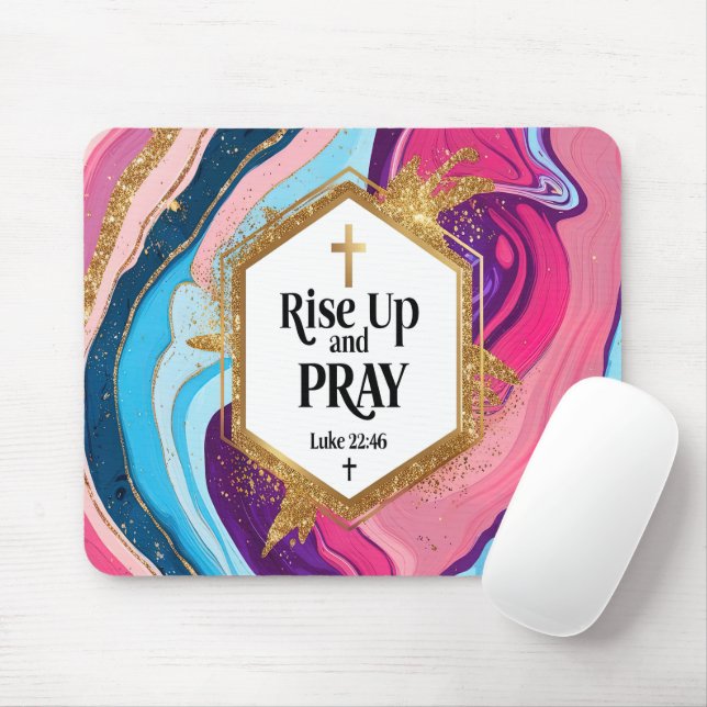 Inspirational Bible Verse/Scripture Mousepad (With Mouse)