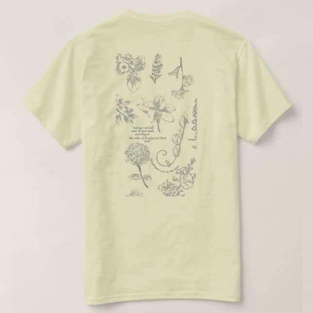 Inspirational Bible Verse Tee (Design Back)