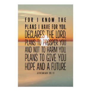 Inspirational Biblical Quotation Poster