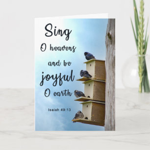Inspirational Birds Greeting Card