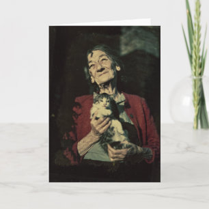 Inspirational birthday card for an elderly friend