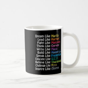 Inspirational Black History Influential Leaders Ma Coffee Mug