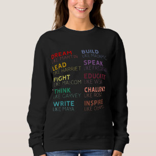 Inspirational Black History Leaders Sweatshirt