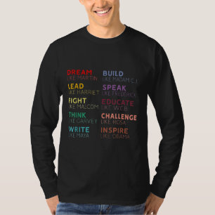 Inspirational Black History Leaders T-Shirt