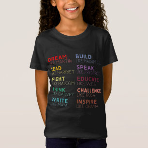 Inspirational Black History Leaders T-Shirt