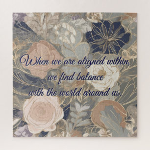Inspirational Botanical Puzzle