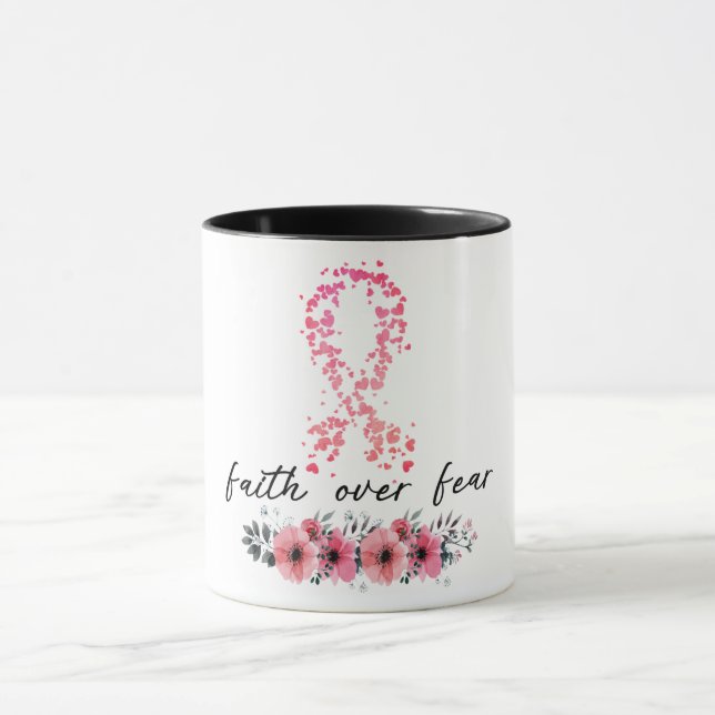 Inspirational Breast Cancer Awareness/Support Mug (Center)