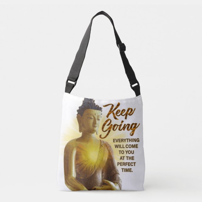 Inspirational Buddha - Motivational Tote Bag (Front)