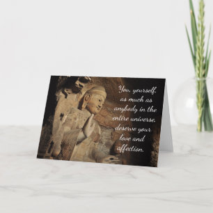Inspirational Buddha Quote Card