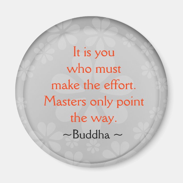 Inspirational Buddha Quote Magnet (Front)