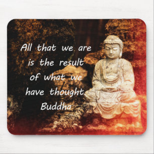 Inspirational Buddha Quote Mouse Mat