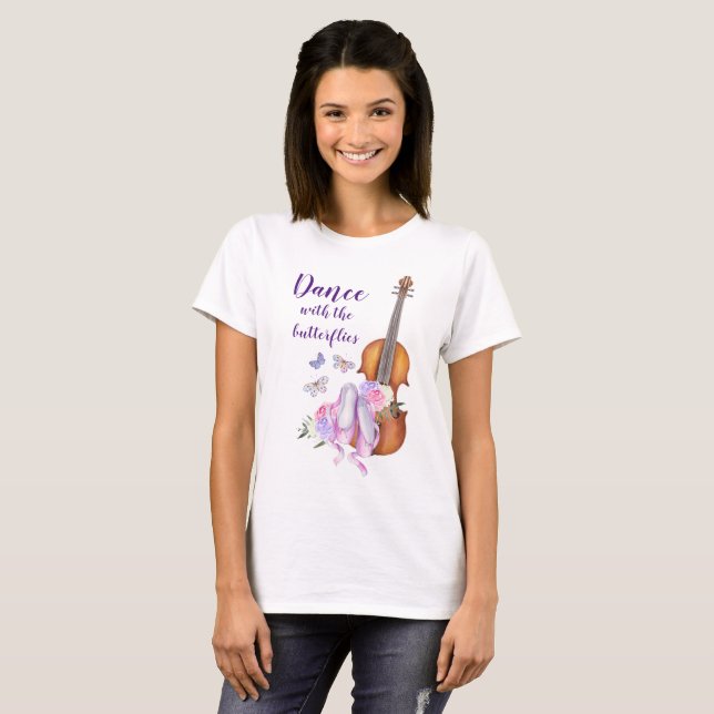 Inspirational Butterflies Dance T-Shirt (Front Full)