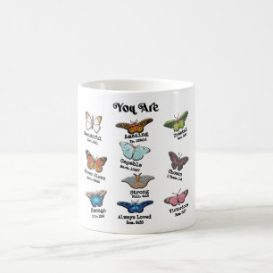 Inspirational Butterfly Bible Sublimation/Scriptur Coffee Mug