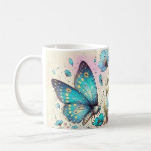 Inspirational Butterfly Quote Coffee Mug