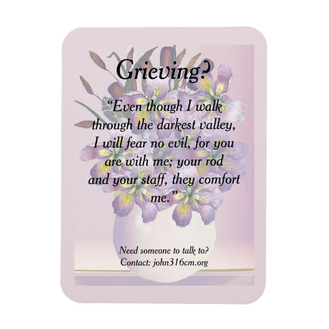 Inspirational Card  Magnet (Vertical)