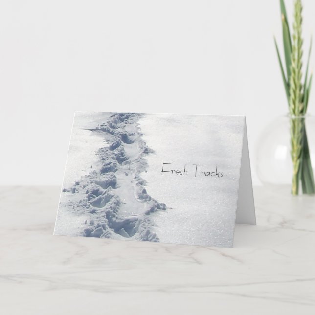 Inspirational Cards Fresh Tracks (Front)