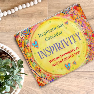Inspirational Cheerful Inspirivity Motivational Calendar