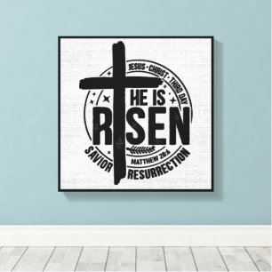 Inspirational Christian Bible Verse Canvas Print