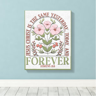 Inspirational Christian Bible Verse Canvas Print