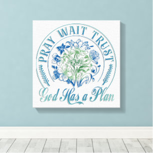 Inspirational Christian Bible Verse Canvas Print