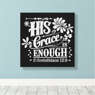 Inspirational Christian Bible Verse Canvas Print