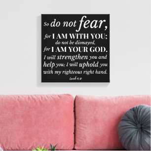 Inspirational Christian Bible Verse Canvas Print