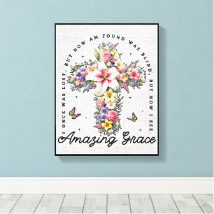 Inspirational Christian Bible Verse Canvas Print