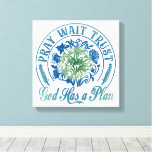 Inspirational Christian Bible Verse Canvas Print