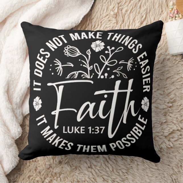 Inspirational Christian Bible Verse Cushion (Blanket)
