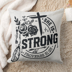 Inspirational Christian Bible Verse Cushion