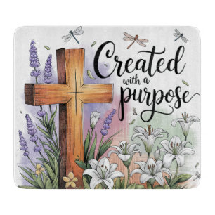 Inspirational Christian Bible Verse Cutting Board