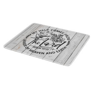 Inspirational Christian Bible Verse Cutting Board