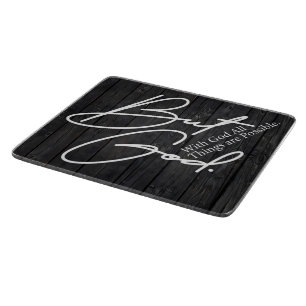Inspirational Christian Bible Verse  Cutting Board