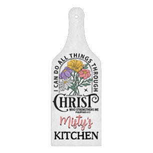 Inspirational Christian Bible Verse  Cutting Board