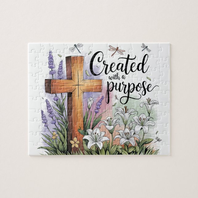 inspirational Christian Bible Verse Jigsaw Puzzle (Horizontal)