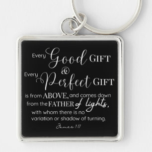Inspirational Christian Bible Verse Key Ring