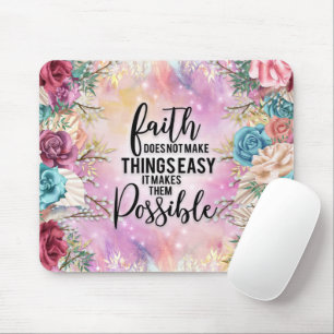 inspirational Christian Bible Verse Mouse Mat