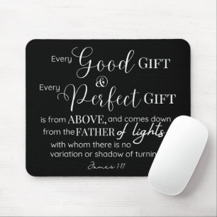 Inspirational Christian Bible Verse Mouse Mat