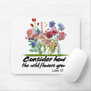 Inspirational Christian Bible Verse Mouse Mat