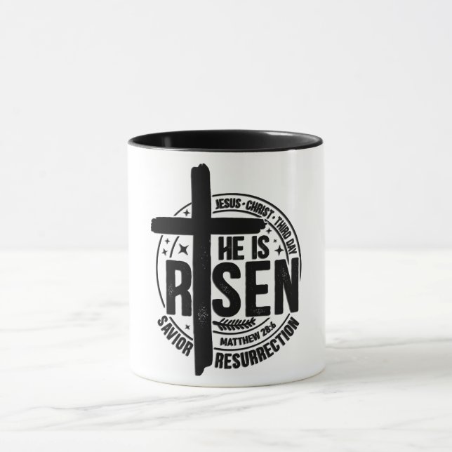 Inspirational Christian Bible Verse Mug (Center)