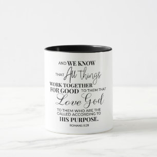 Inspirational Christian Bible Verse Mug