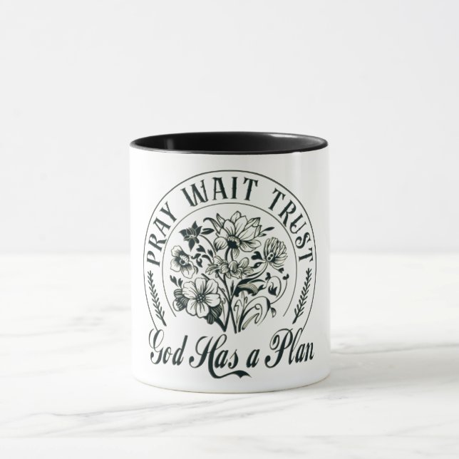 Inspirational Christian Bible Verse Mug (Center)