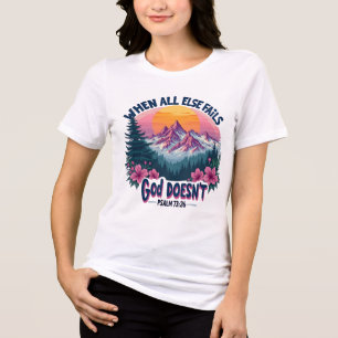 Inspirational Christian Bible Verse///Scripture Tri-Blend Shirt