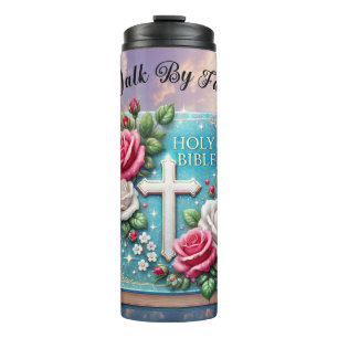 Inspirational Christian Bible Verse Thermal Tumbler