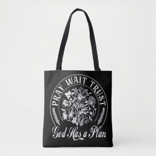 Inspirational Christian Bible Verse Tote Bag