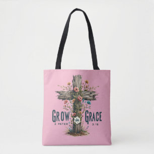 Inspirational Christian Bible Verse Tote Bag