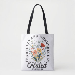 Inspirational Christian Bible Verse Tote Bag