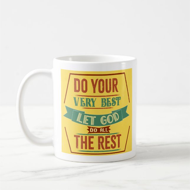 Inspirational Christian Coffee Mug (Left)
