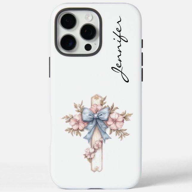 Inspirational Christian Cross iPhone Case-Mate iPhone Case (Back)
